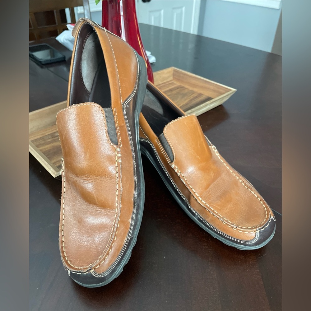 Cole Haan Leather Venetian loafer size 11 wide C03559 Euc men’s